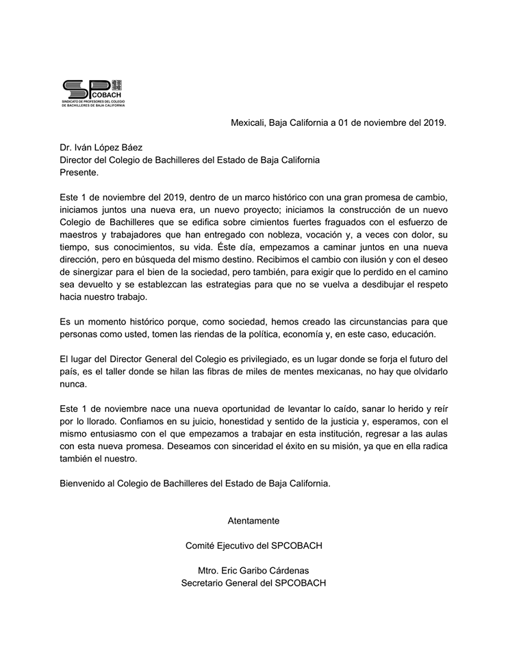 Modelo De Carta Para La Directora Del Colegio 1038